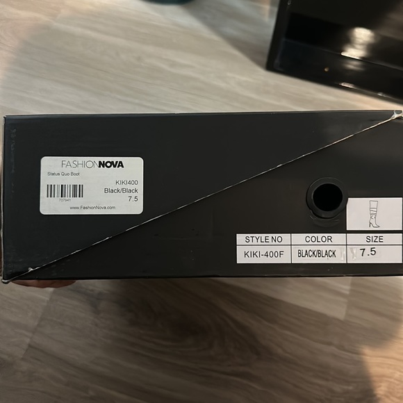 FashionNova Thigh High Boot Heels - Picture 3 of 4